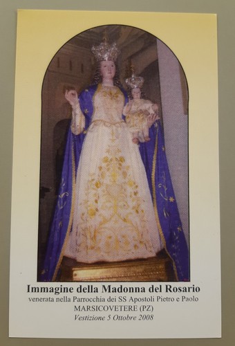 Santino madonna del rosario - madonna,